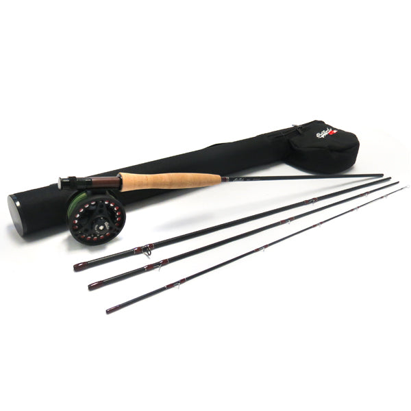 RED TRUCK 1953 5WT 9FT FLY ROD AND REEL COMBO, 4-PIECE