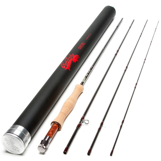 RED TRUCK DIESEL 3WT 8FT 9IN FLY ROD, 4 PIECE, 389-4