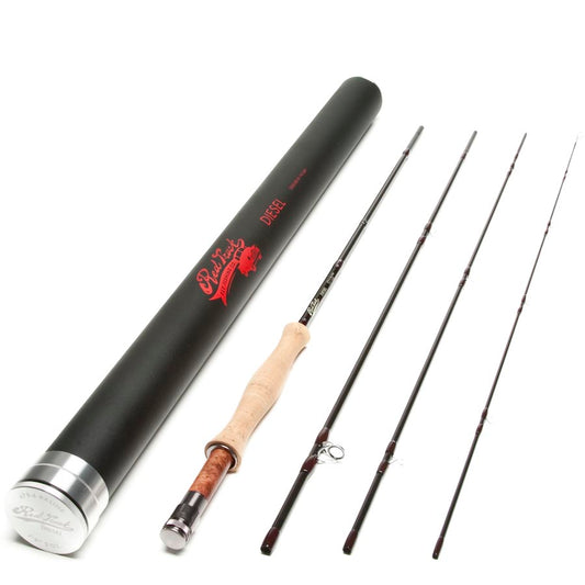 RED TRUCK DIESEL 4WT 8FT 6IN FLY ROD, 4 PIECE, 486-4