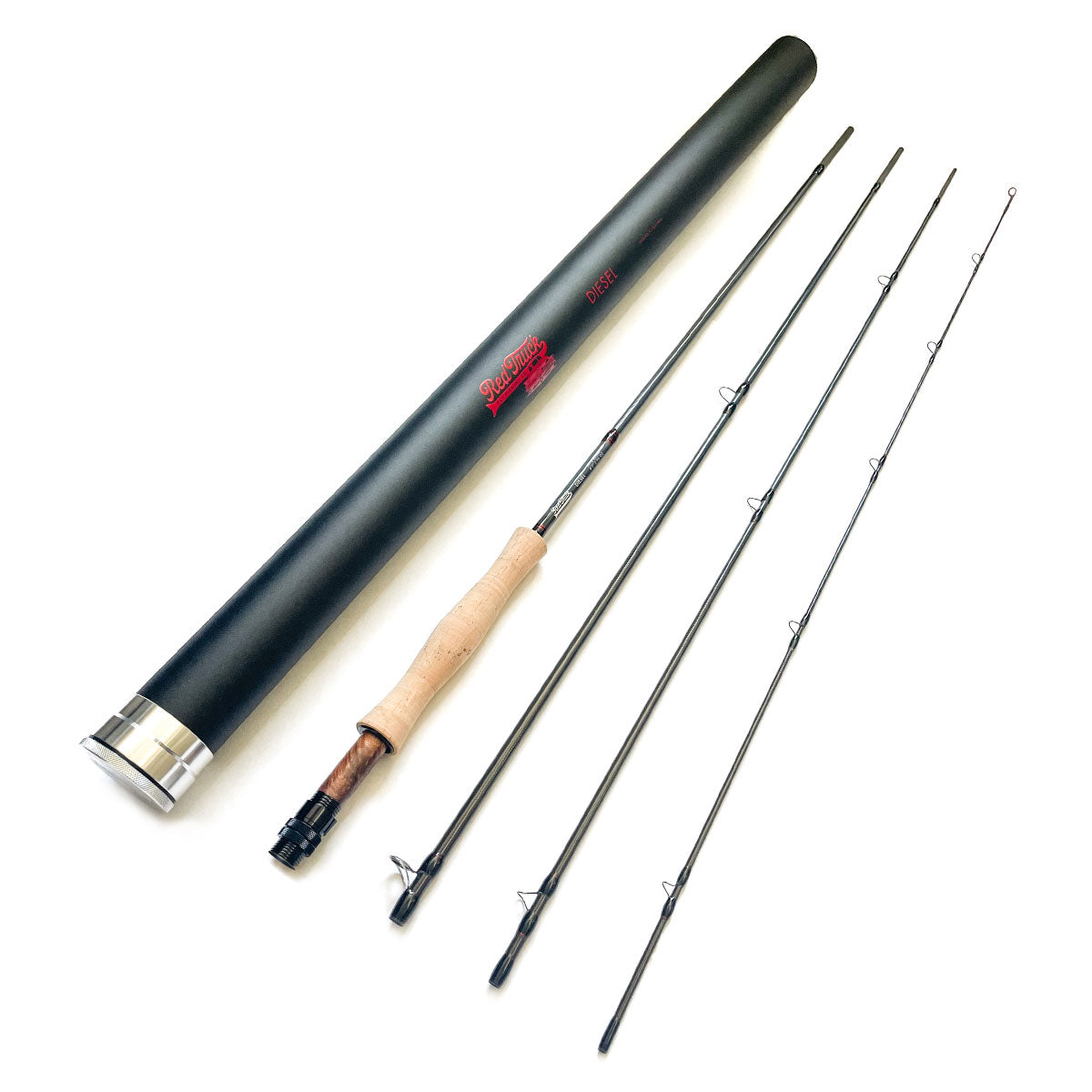 RED TRUCK DIESEL 4WT 10FT FLY ROD, 4-PIECE, 4100-4 - Special Order 2 week delivery