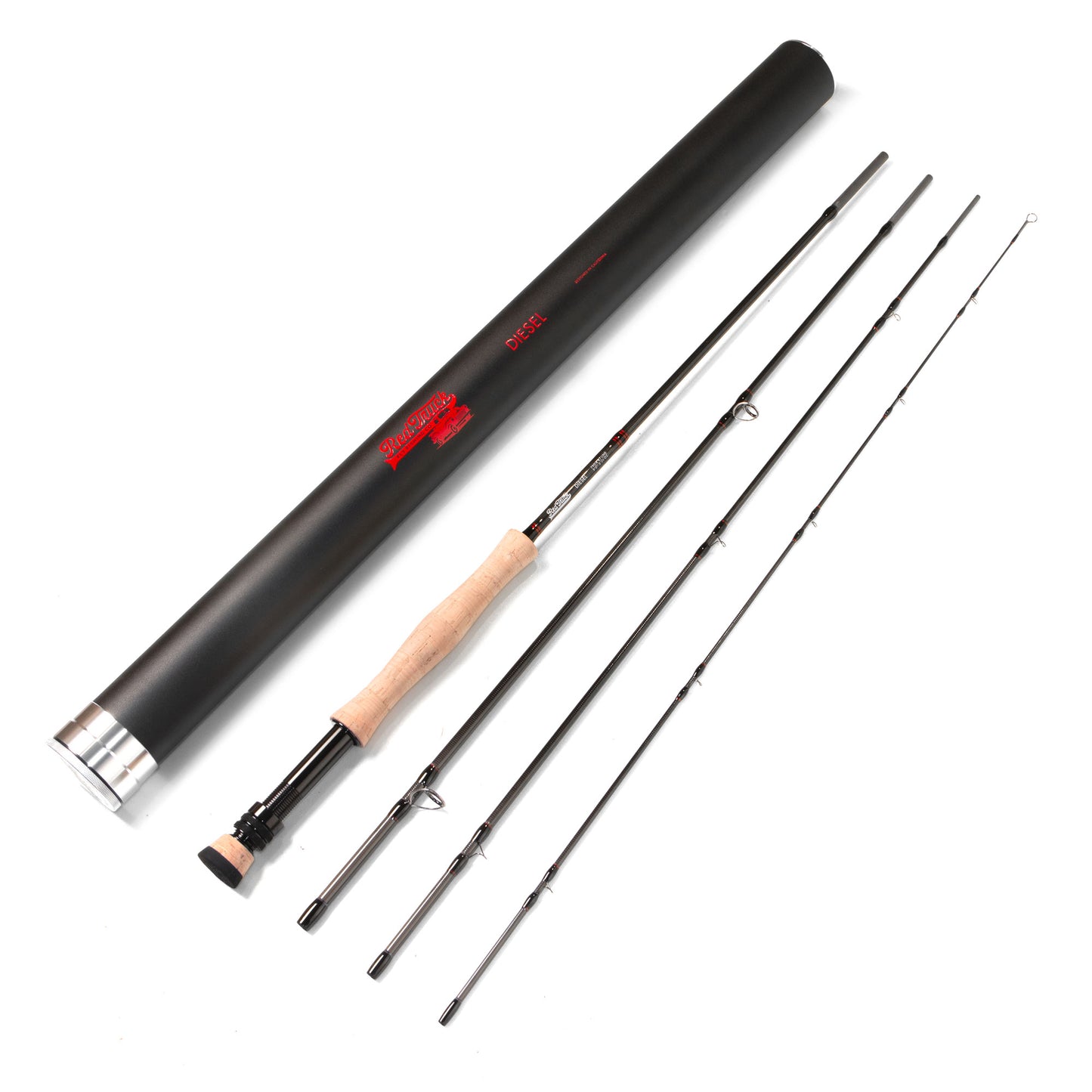 RED TRUCK DIESEL 7WT 9FT FLY ROD, 4 PIECE, 790-4